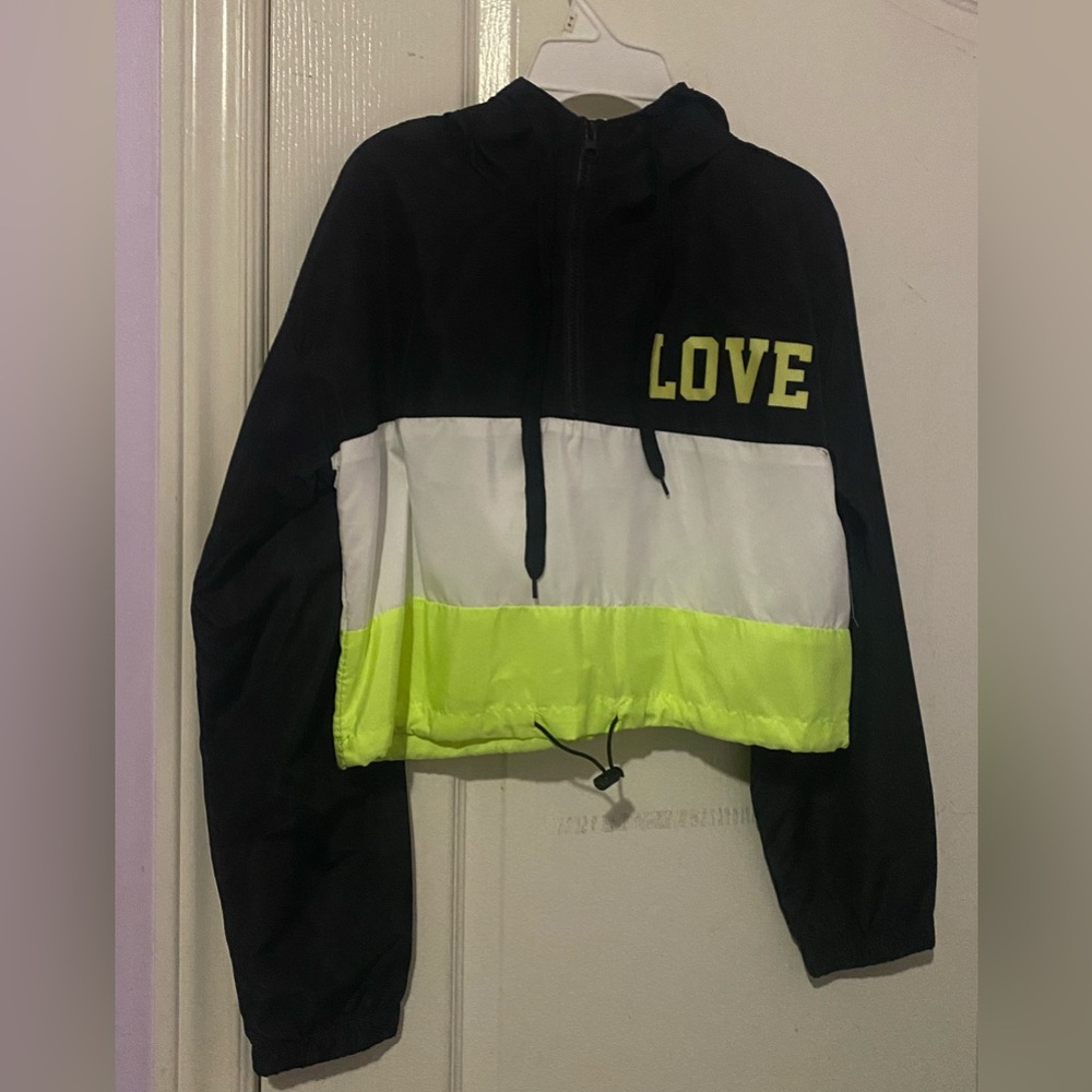 Brand New half zip windbreaker